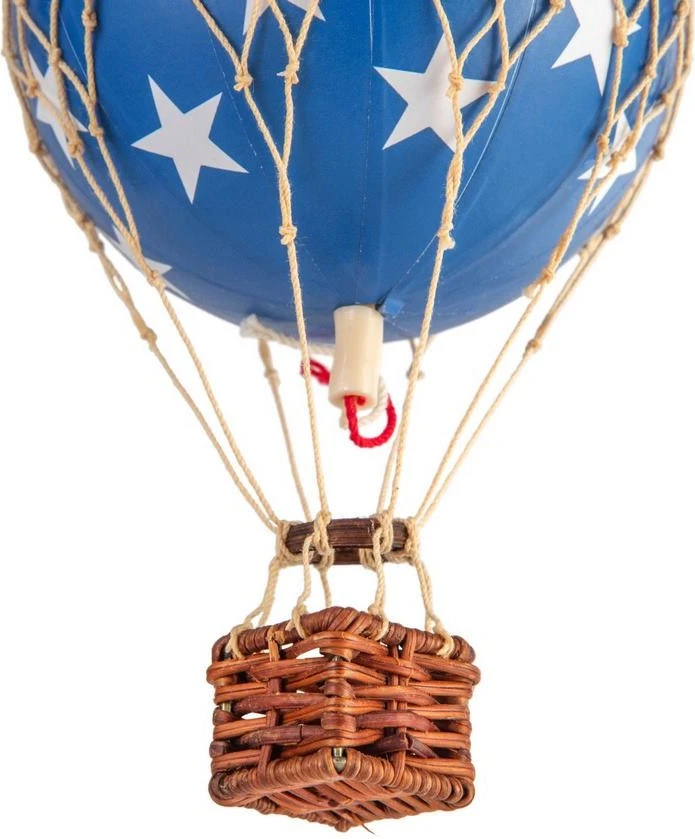 Floating The Skies, Blue Stars Air Balloon By Authentic Models - Image 4