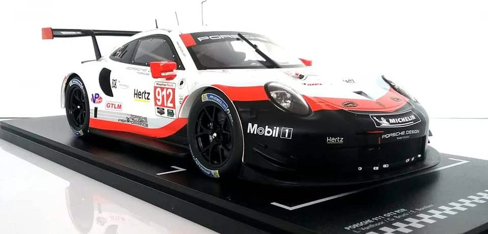 Porsche 911 RSR Type 991 #912 24H Daytona 2018 In 1:18 Scale By IXO